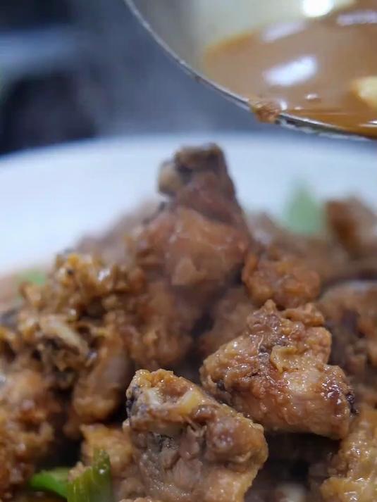 面煎鸡 这是徐州丰县和砀山的家常菜