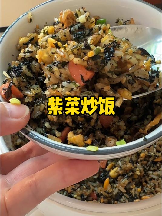 人怎么可以聪明成这样紫菜炒饭简直是炒饭届的新大陆