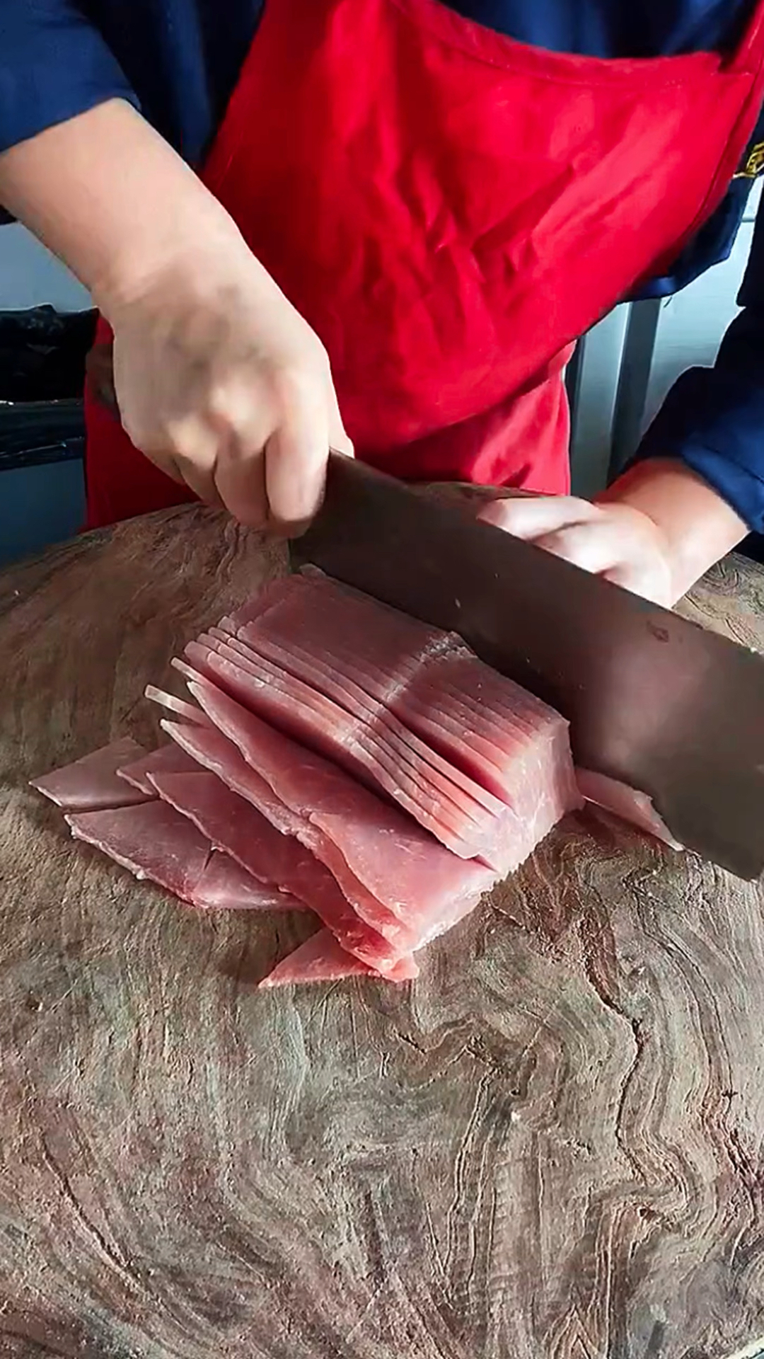 生活小妙招快速切肉片