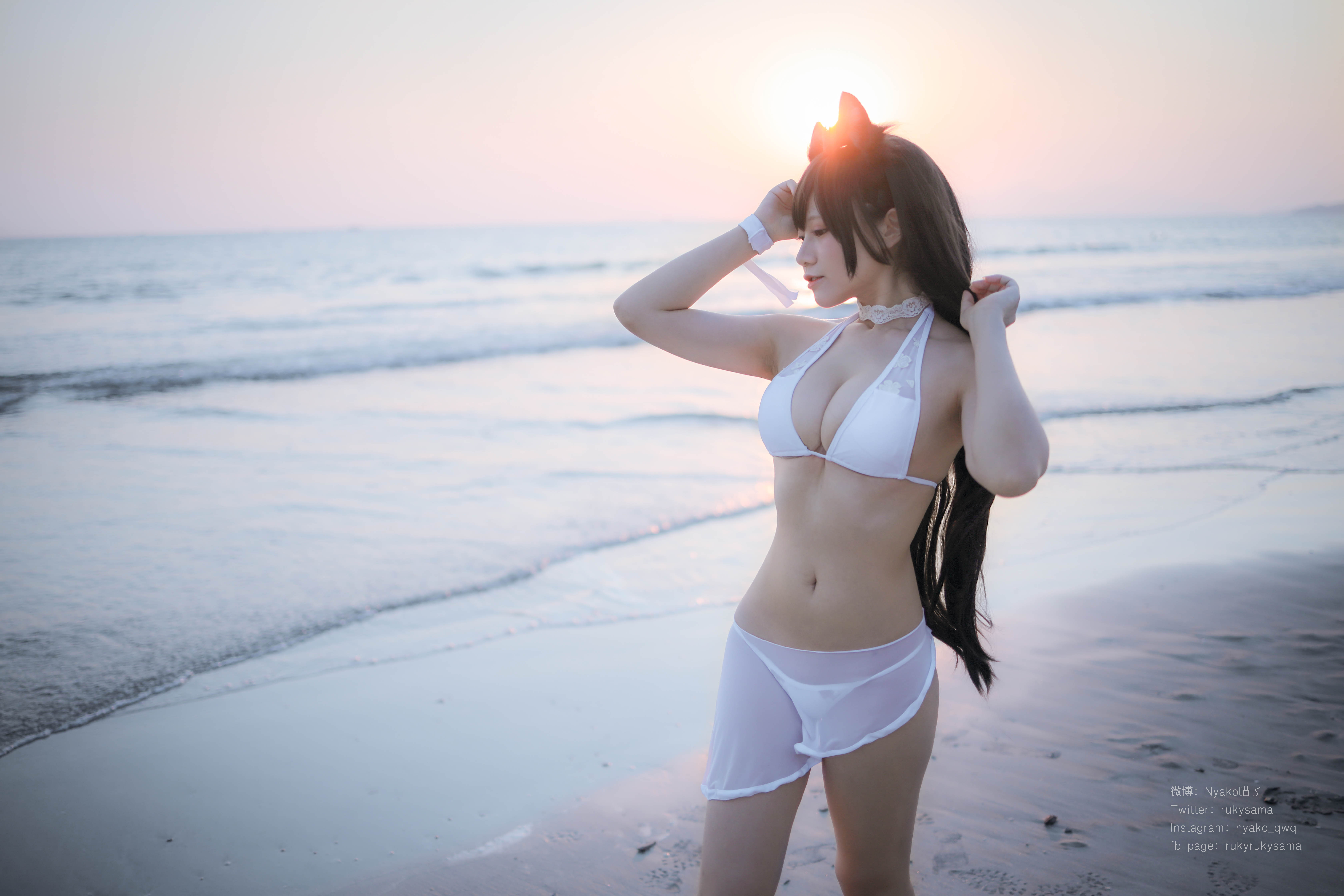 图片[2]-Nyako喵子 NO.011 – 爱宕泳装[25P31M]-六色网