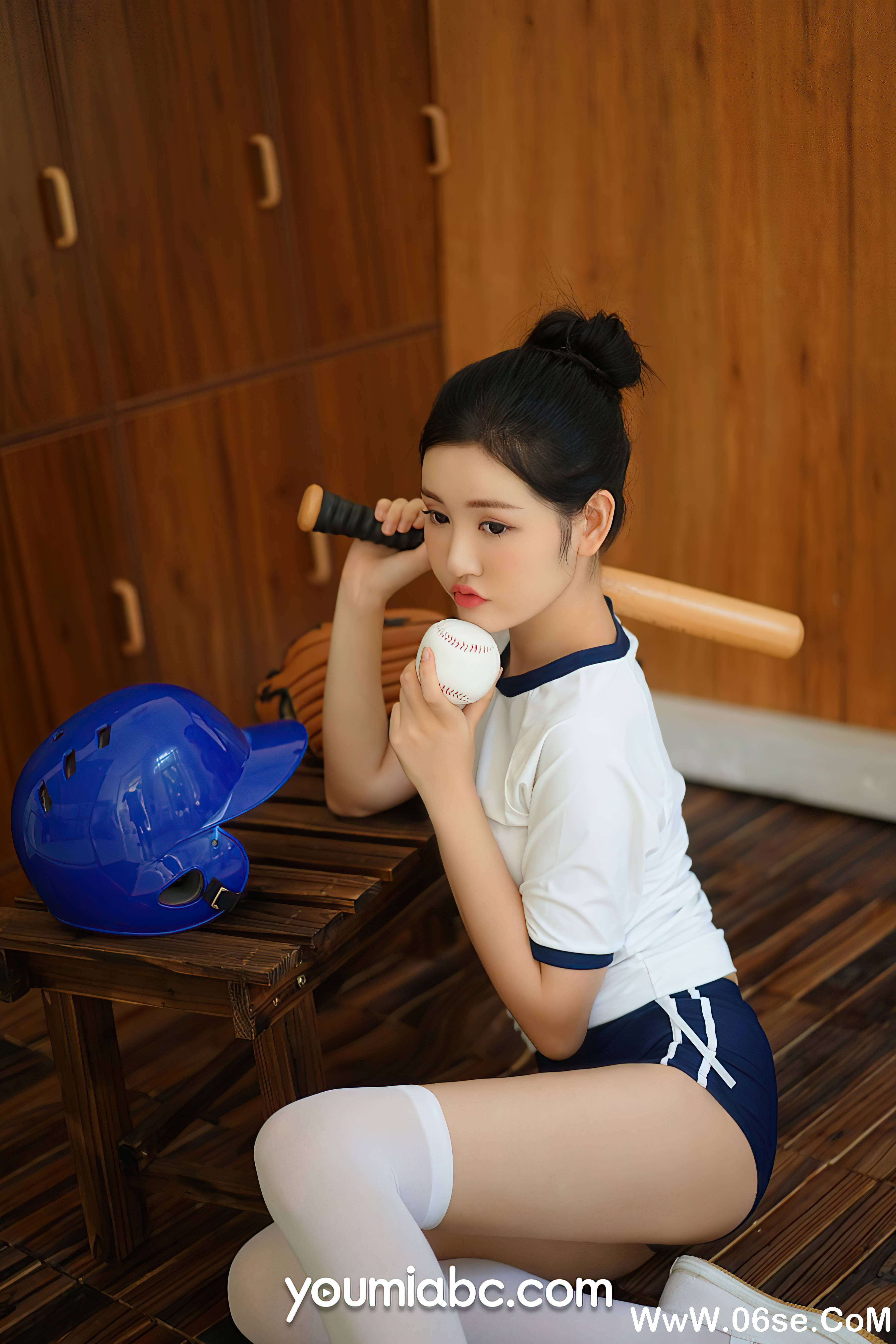 图片[15]-[YouMi尤蜜] 2021.07.05 棒球少女心动signal 沈梦瑶[32+1P690M]-六色网
