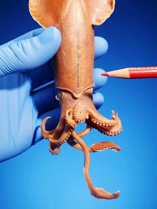 你知道鱿鱼在海里是怎么样行动的!