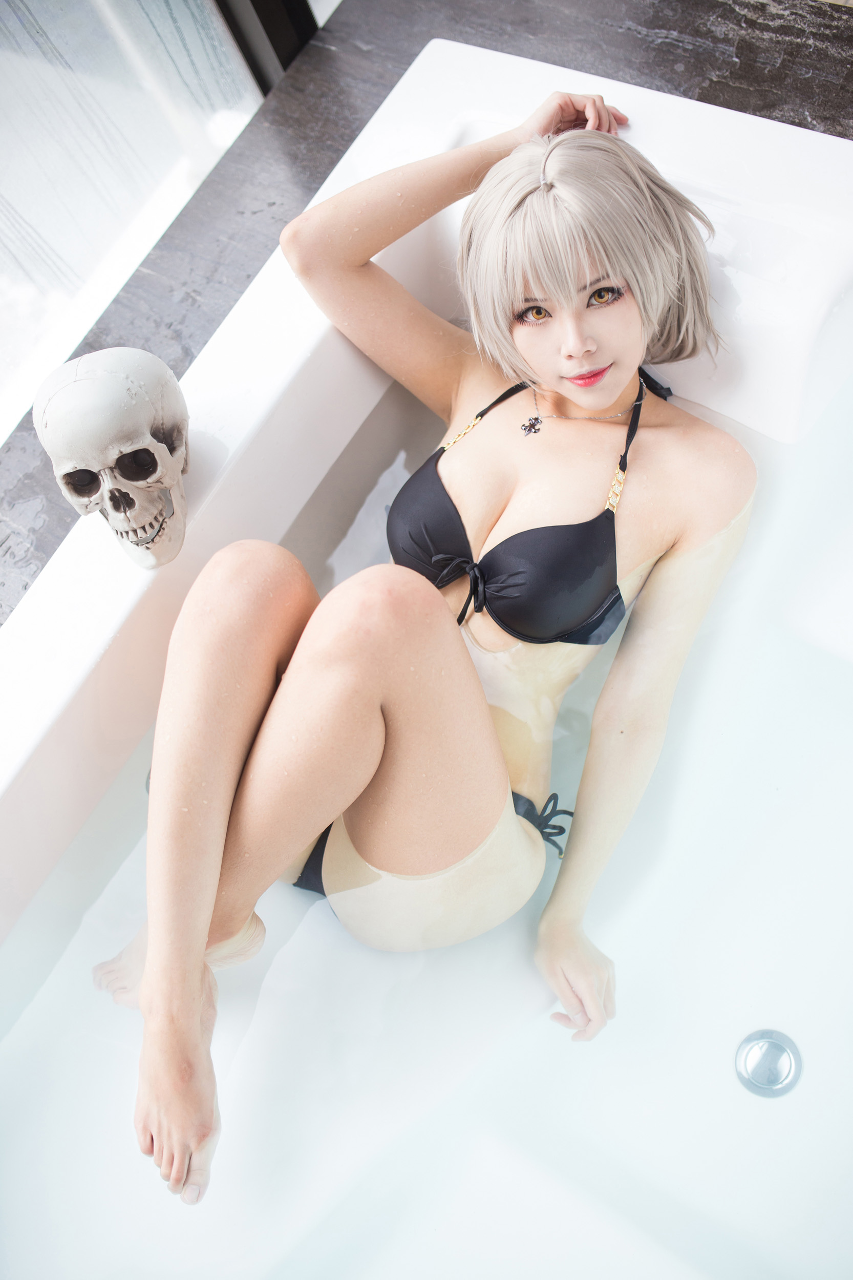 图片[65]-Coser萱-KaYa NO.132 — 黑贞 黑呆毛下着[83P45M]-六色网