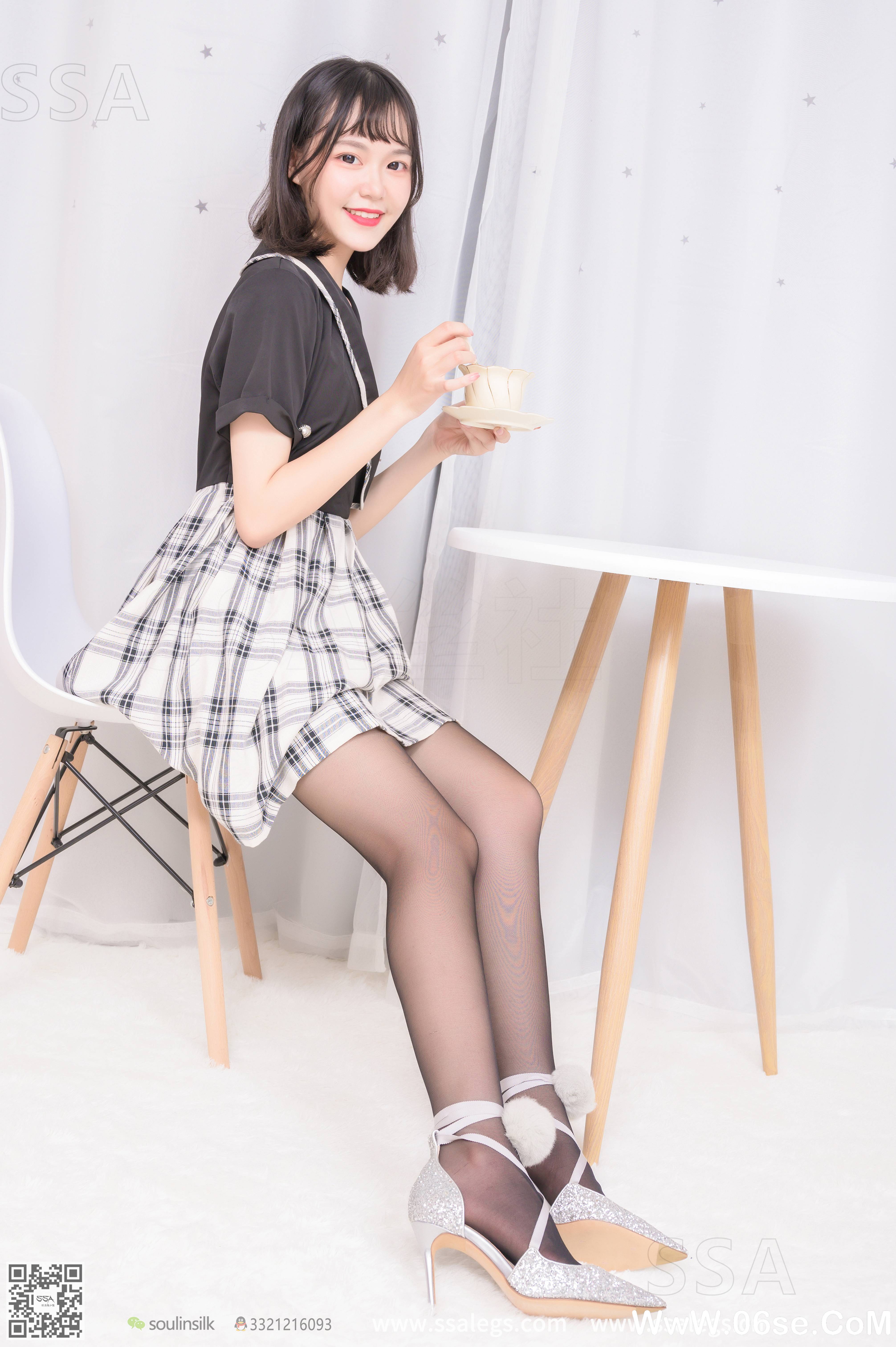 图片[26]-[SSA丝社] NO.261 阳阳阳光少女的银色高跟鞋(上) [122P1.41G]-六色网