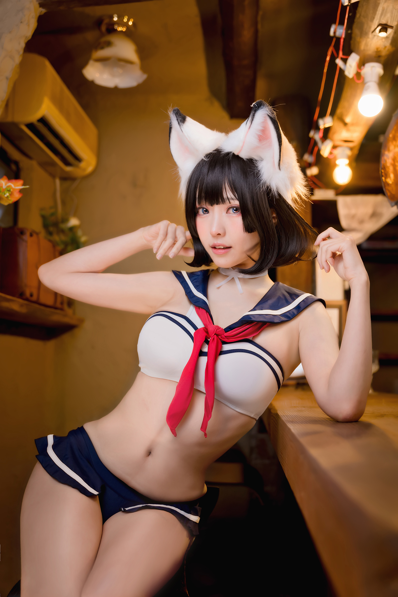 图片[2]-Ely_eee(ElyEE子) NO.041 — 獸耳居酒屋 [31P59M]-六色网