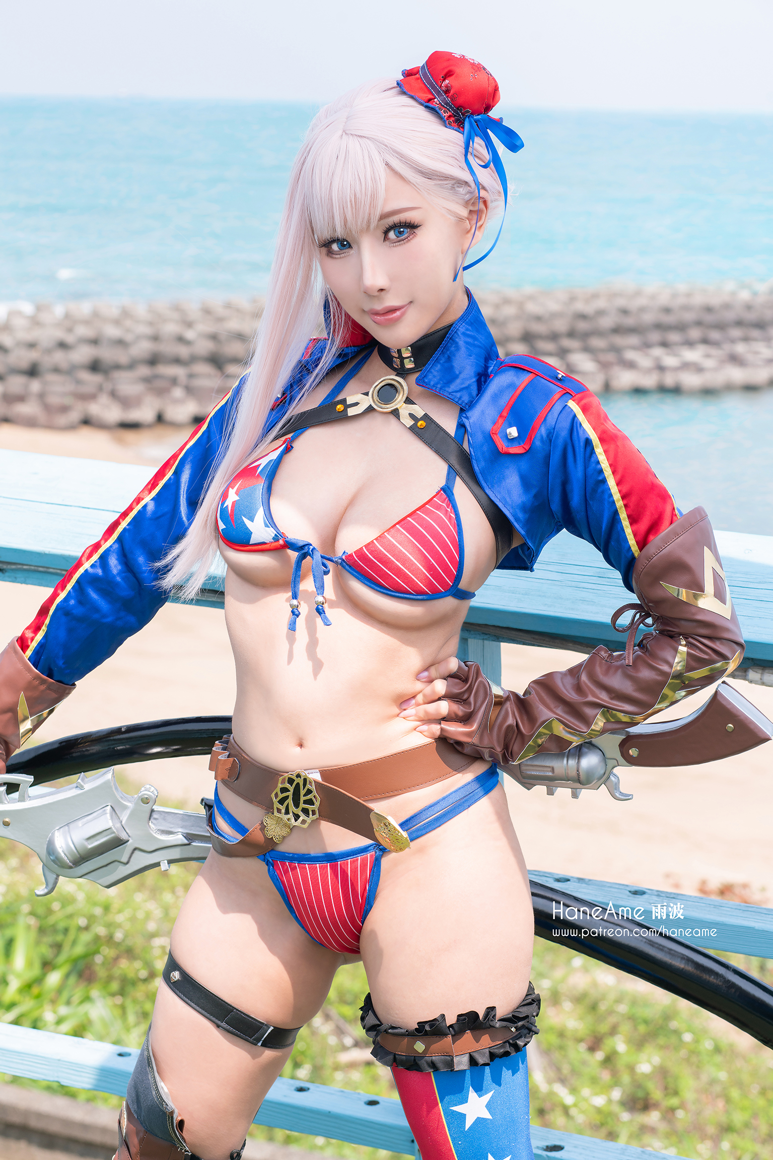 Hane Ame 雨波写真 NO.051 – 武藏泳装[12P+3V37M]-六色网