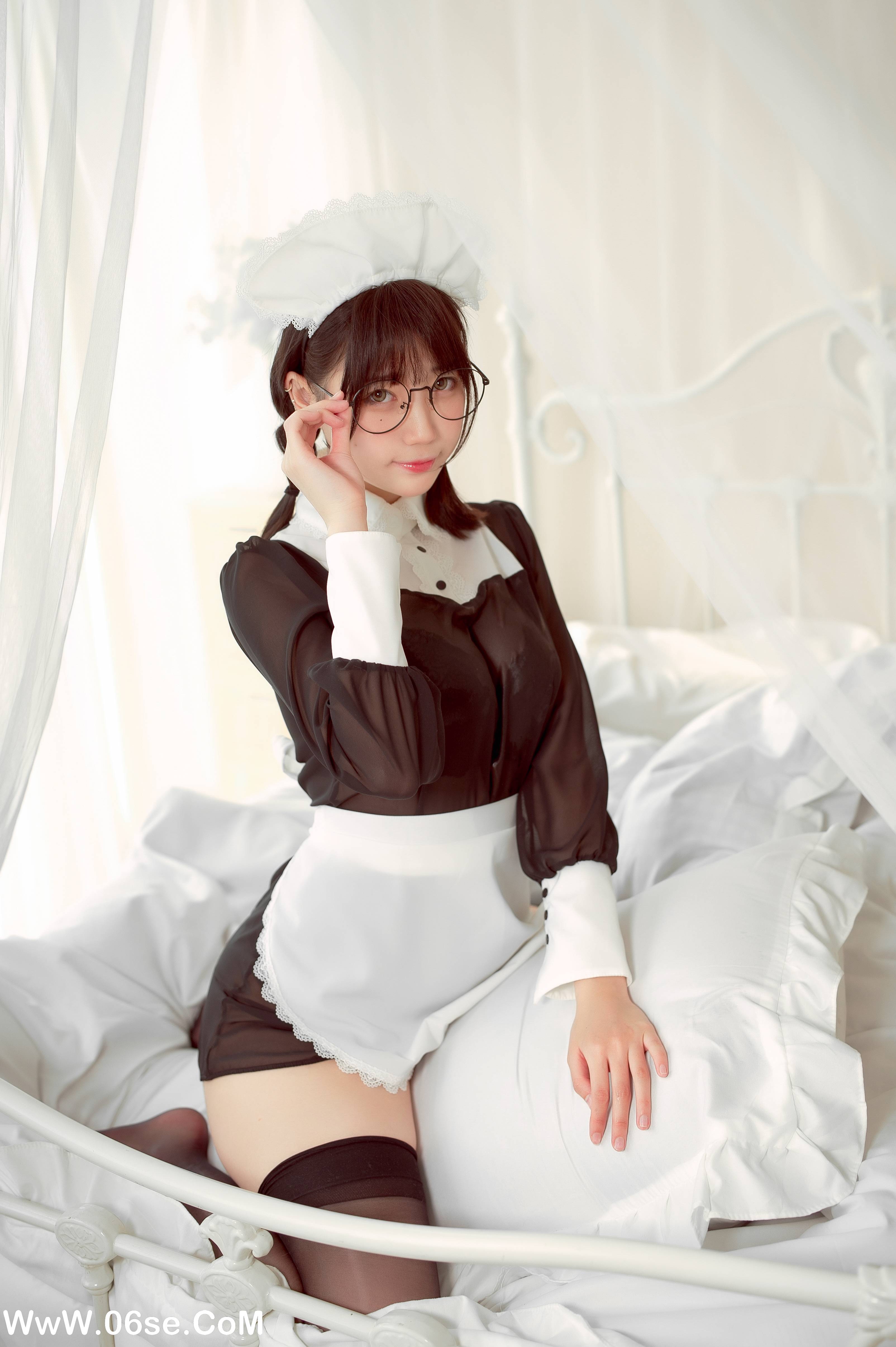 图片[18]-周叽是可爱兔兔 NO.033 – 眼镜女仆[36P+3V525M]-六色网