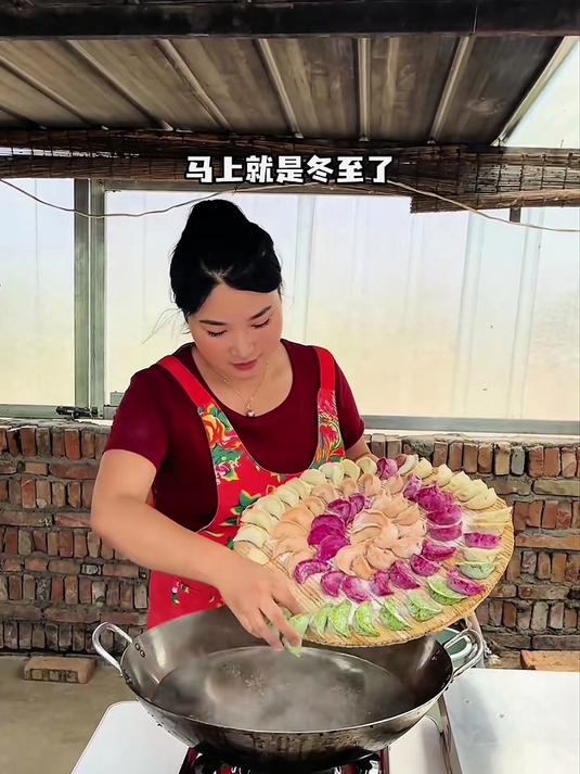 5 袋五彩饺子粉!菠菜胡萝卜果蔬,家用面食超美味