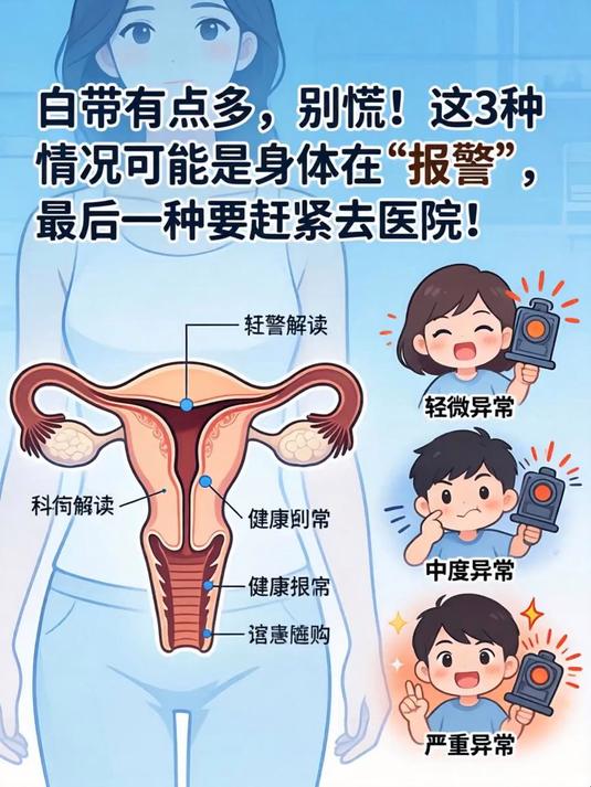 白带有点多,别慌!这3种情况可能是身体在“报警”,最后一种要赶紧去医院!(1)
