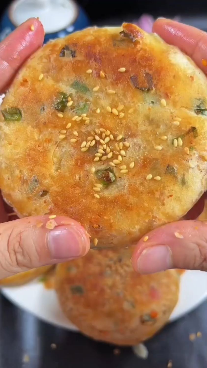 武大郎烧饼这样做