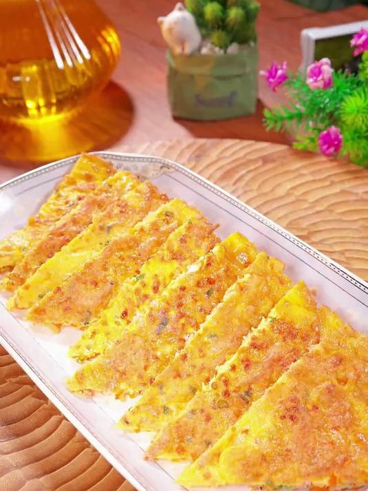 胡萝卜磷虾煎蛋的做法