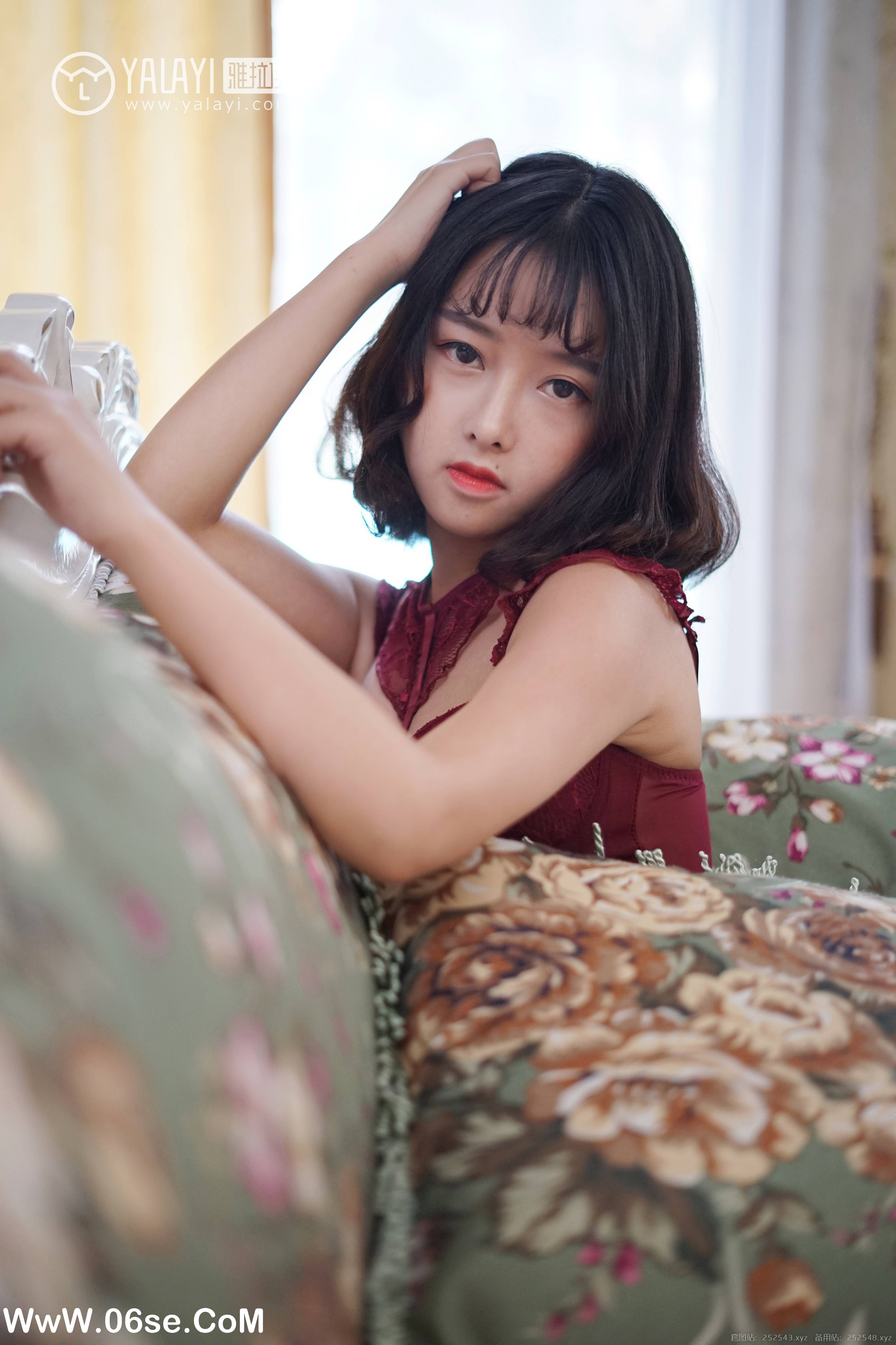 图片[8]-[YALAYI雅拉伊] NO.025 醉在红酒杯里 王小淼-六色网