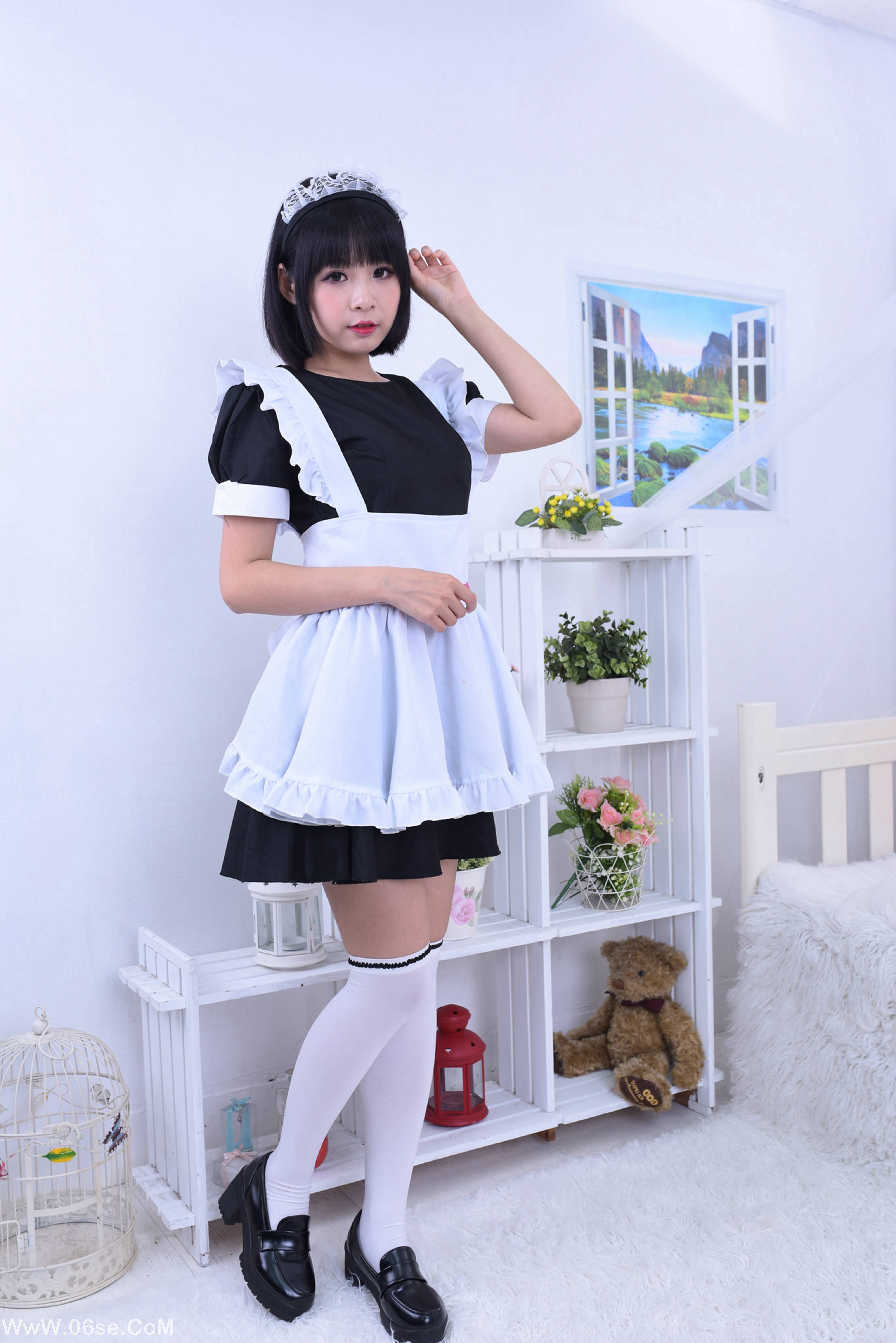 图片[9]-制服の女生 NO.004 海琳 护士与女仆[40P224M]-六色网