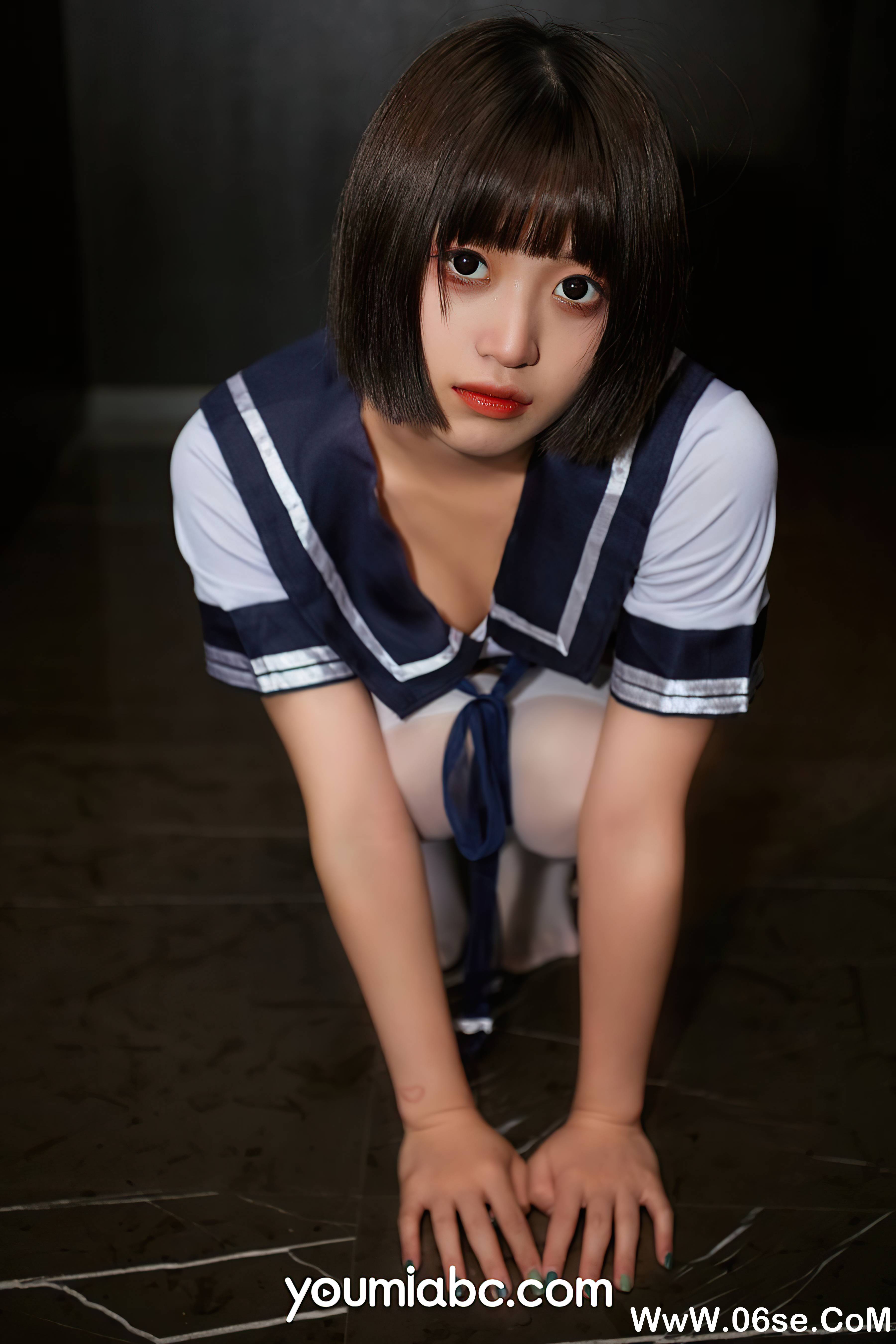 图片[25]-[YouMi尤蜜] 2021.07.19 放学等我 萌萌[27+1P435M]-六色网