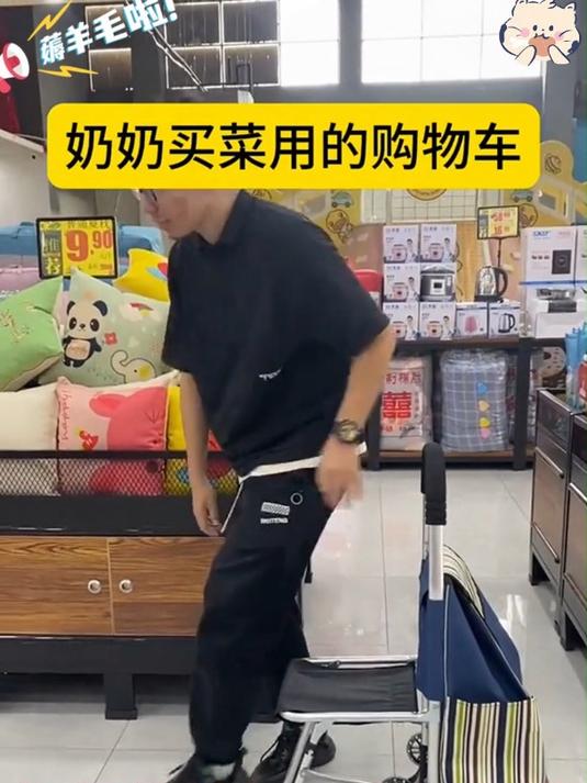 告别沉重菜篮,买菜小推车一键开启便捷生活
