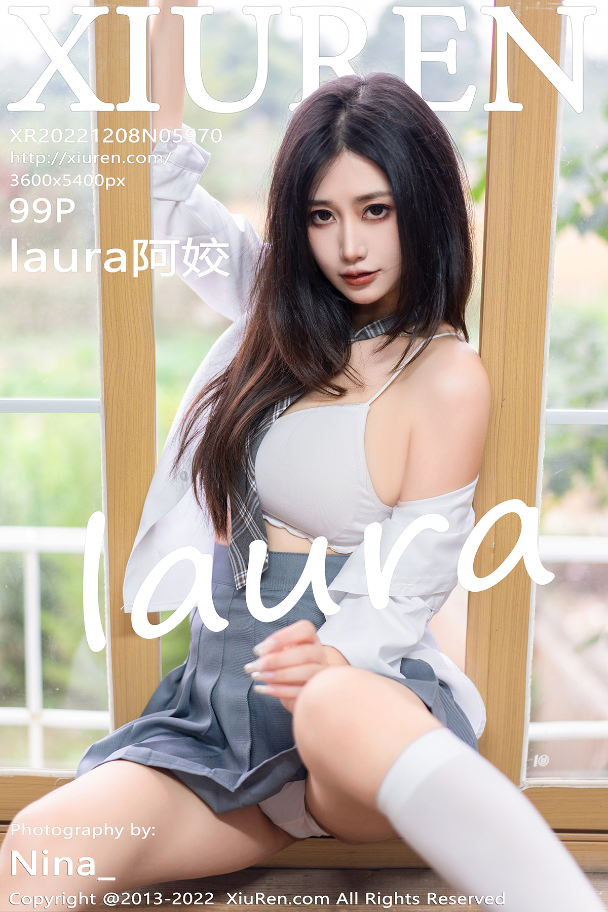 【XiuRen秀人网】2022.12.08 Vol.5970 laura阿姣【99P】-六色网