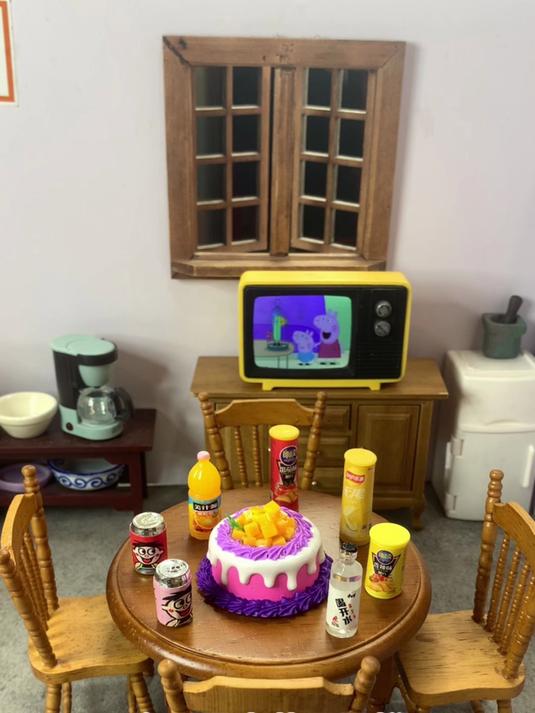 迷你食玩迷你芒果蛋糕