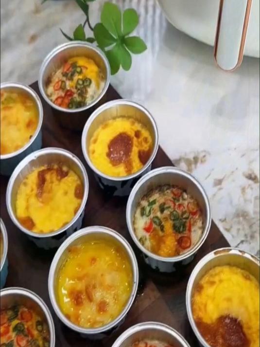一个小小锡纸碗,就可以做出好多美食,平时早餐几分钟就可以搞定