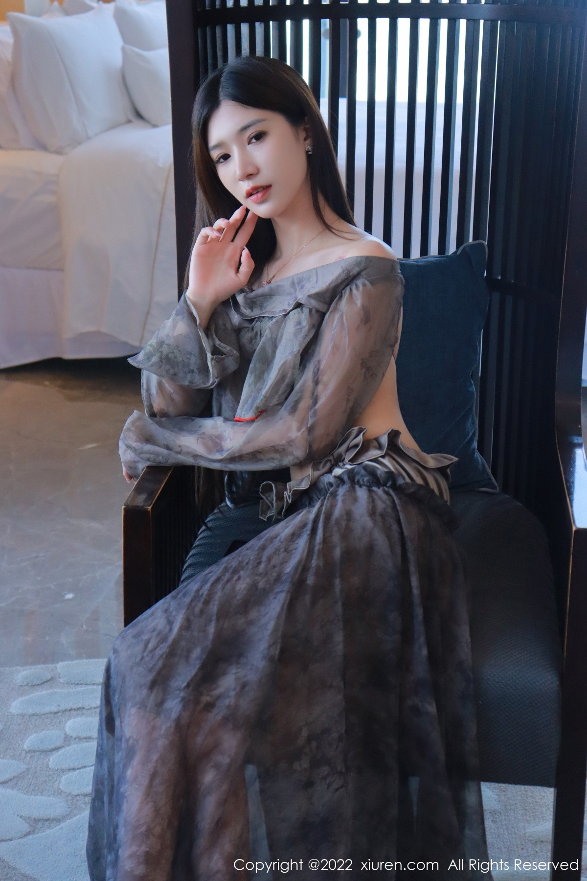 图片[5]-【XiuRen秀人网】2022.11.15 Vol.5857 hebe韩心雨【50P】-六色网