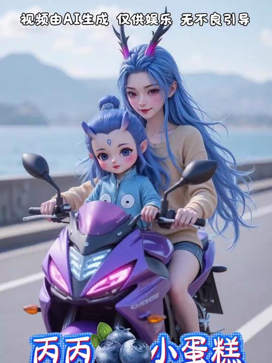 哪吒变身敖闰带着敖丙去吃蓝莓小蛋糕