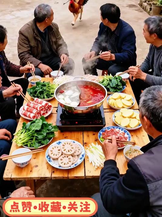 大公鸡想吃火锅了,直接跳火锅,一群人惊呆了