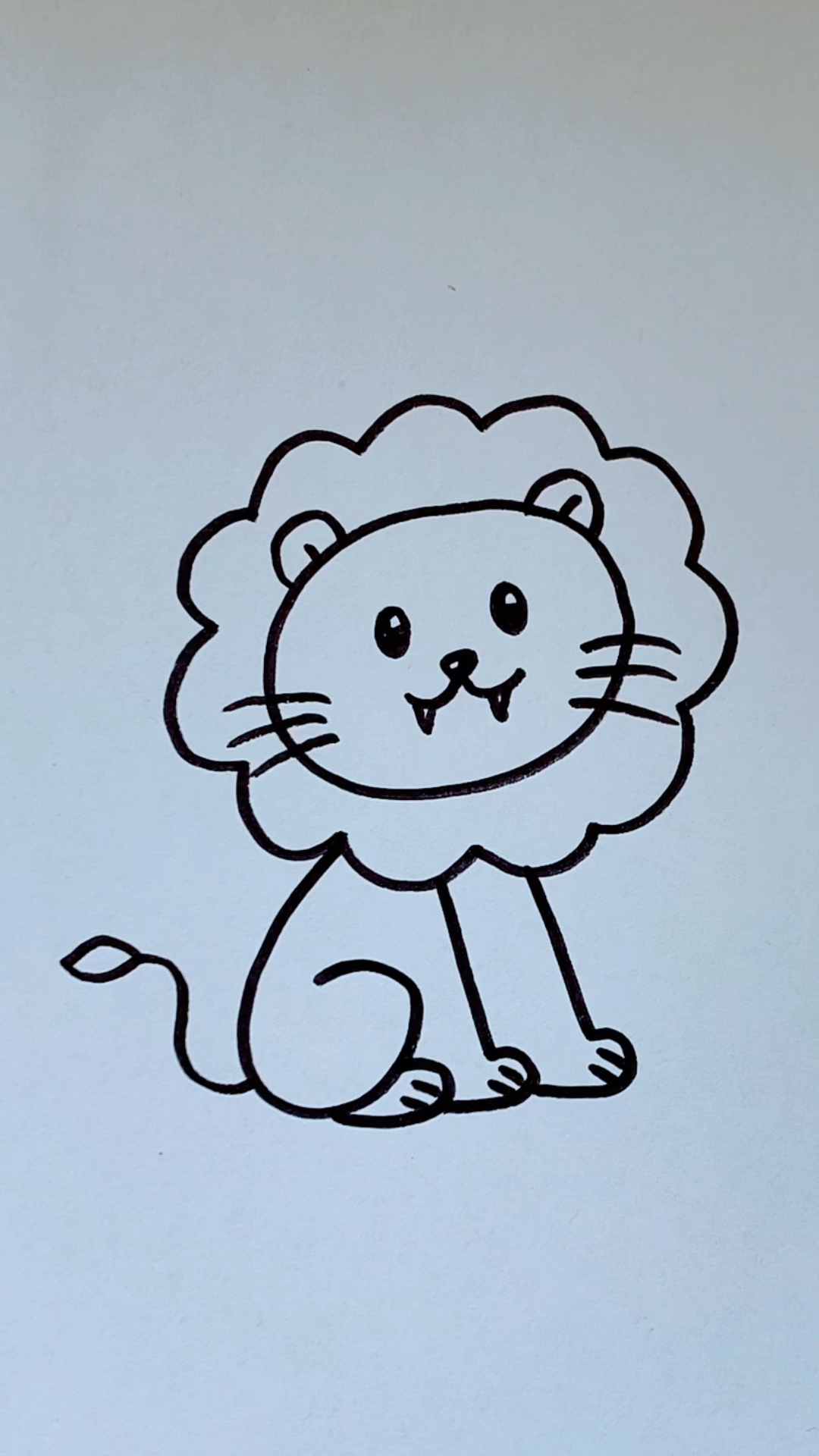 小狮子简笔画