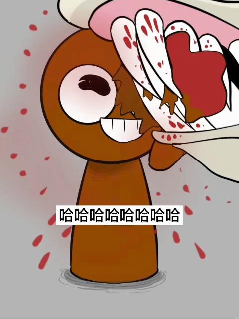 小鲨鱼张嘴变成骷髅