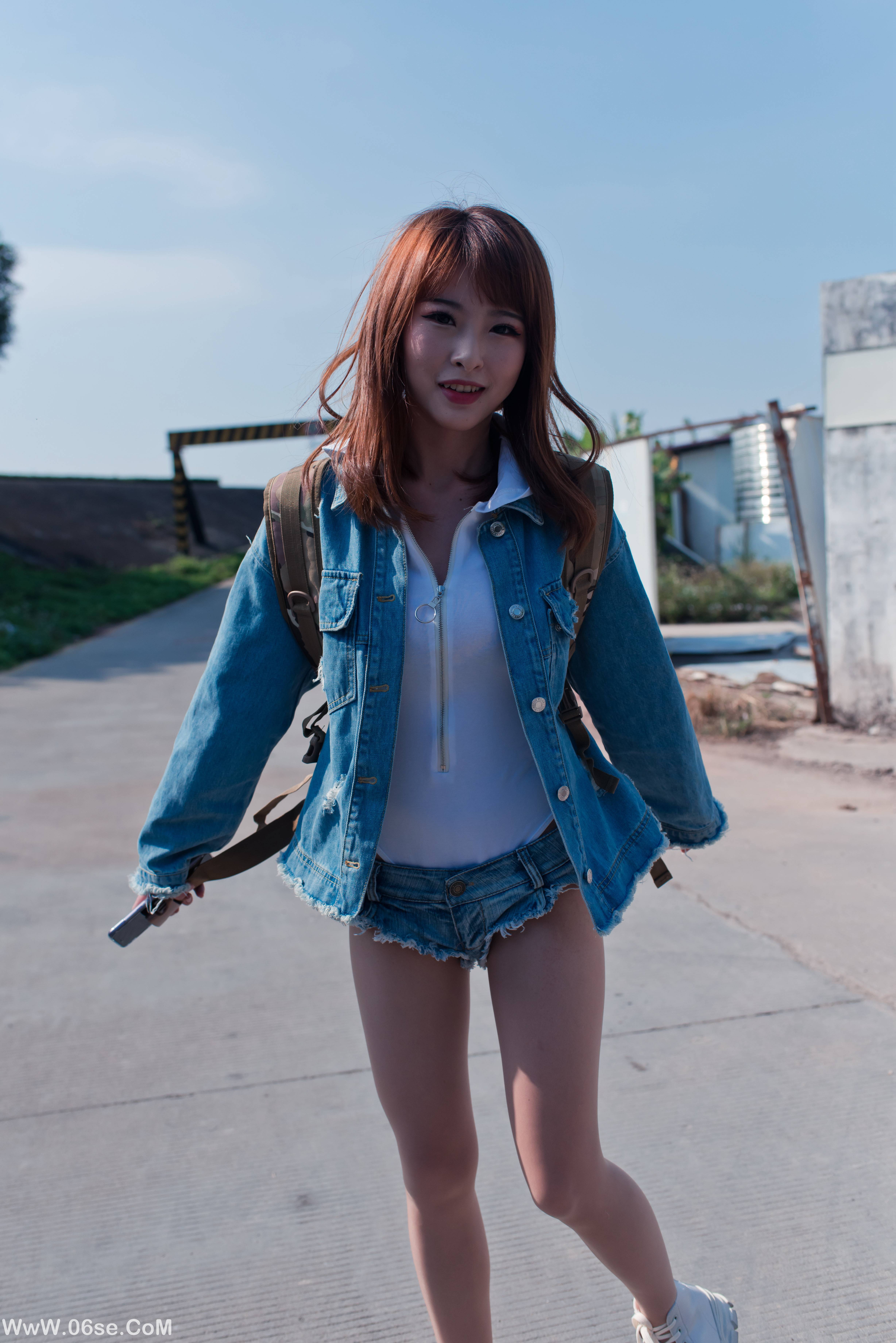 图片[19]-清水由乃 NO.003 御风街拍 轻水海鸥岛RS牛仔街拍 [413P2.81G]-六色网