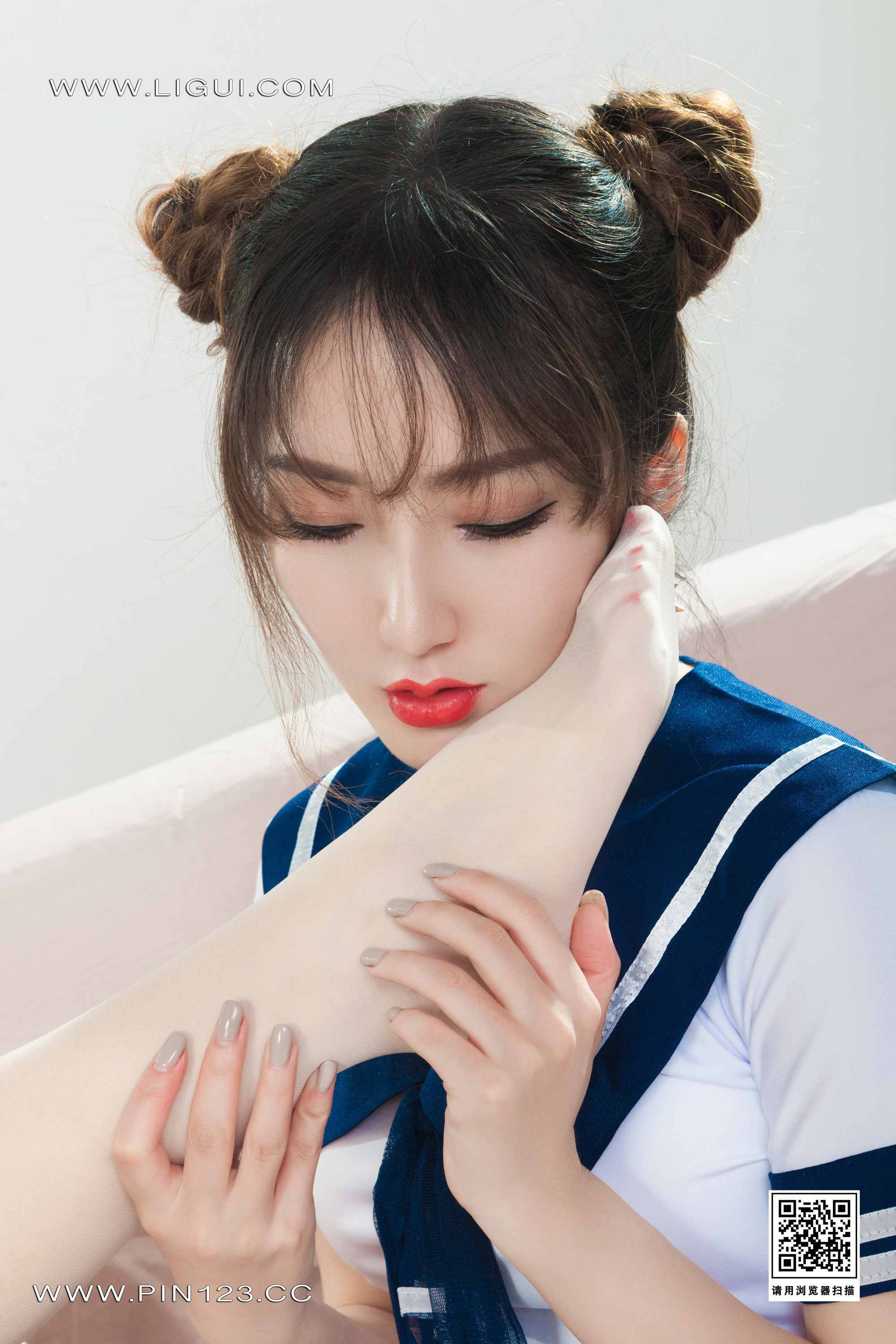 图片[23]-[Ligui丽柜] 2023.03.02 《双生花》  同桌的你（上） 心心＆汐汐-六色网