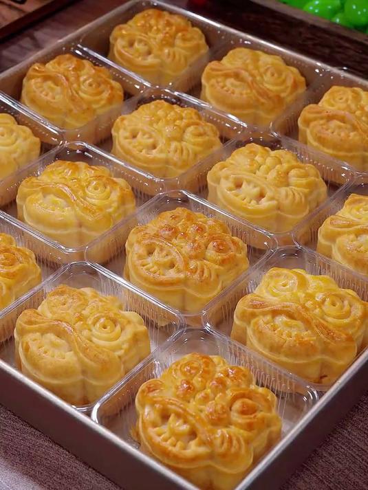 金沙奶黄月饼太好吃了