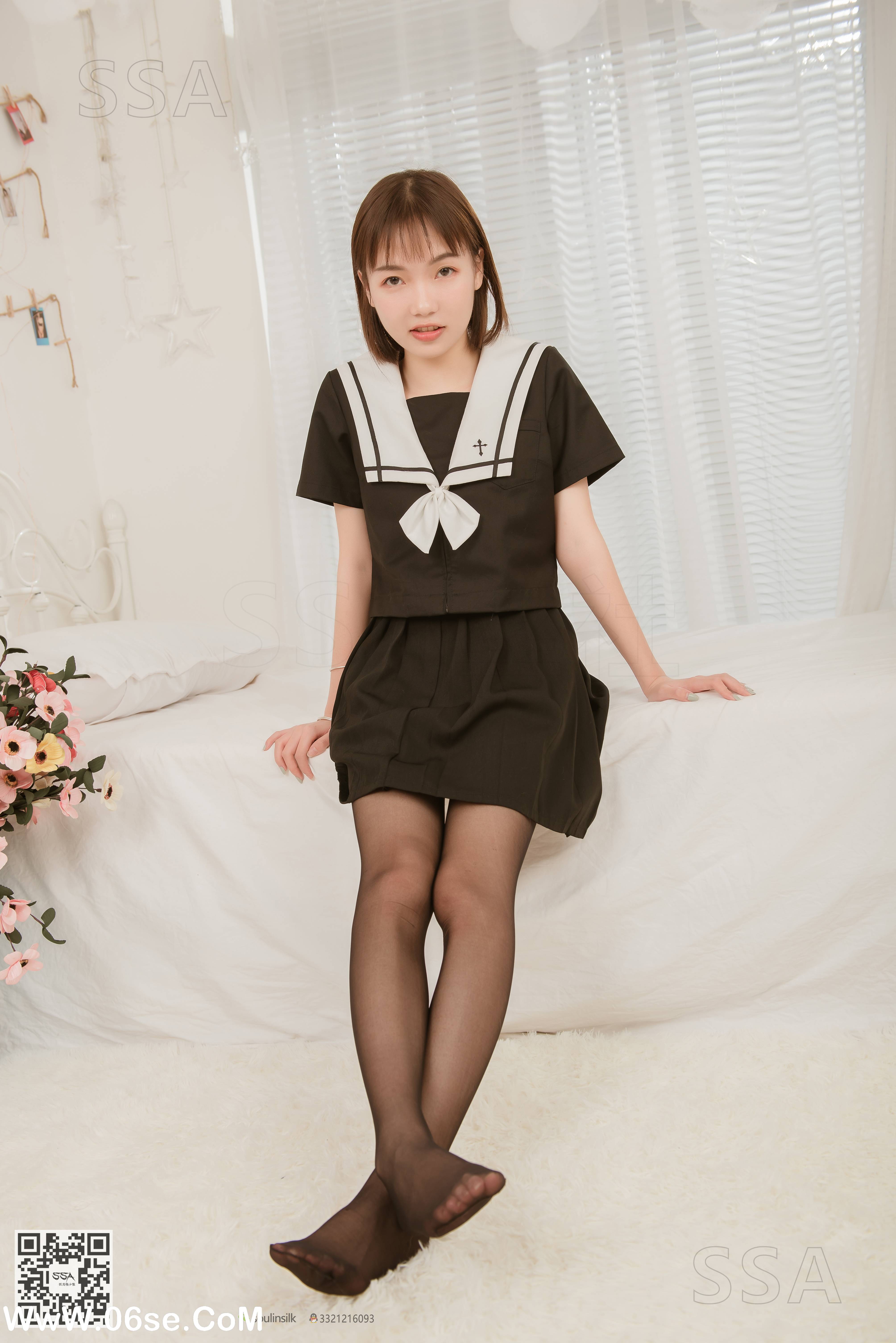 图片[93]-[SSA丝社] NO.151 桃子 JK制服穿搭示范[152P0.99G]-六色网