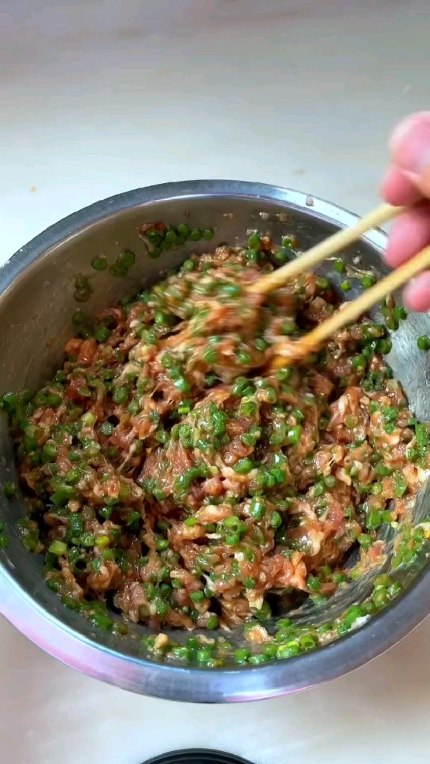 猪肉豆角饺子馅的做法