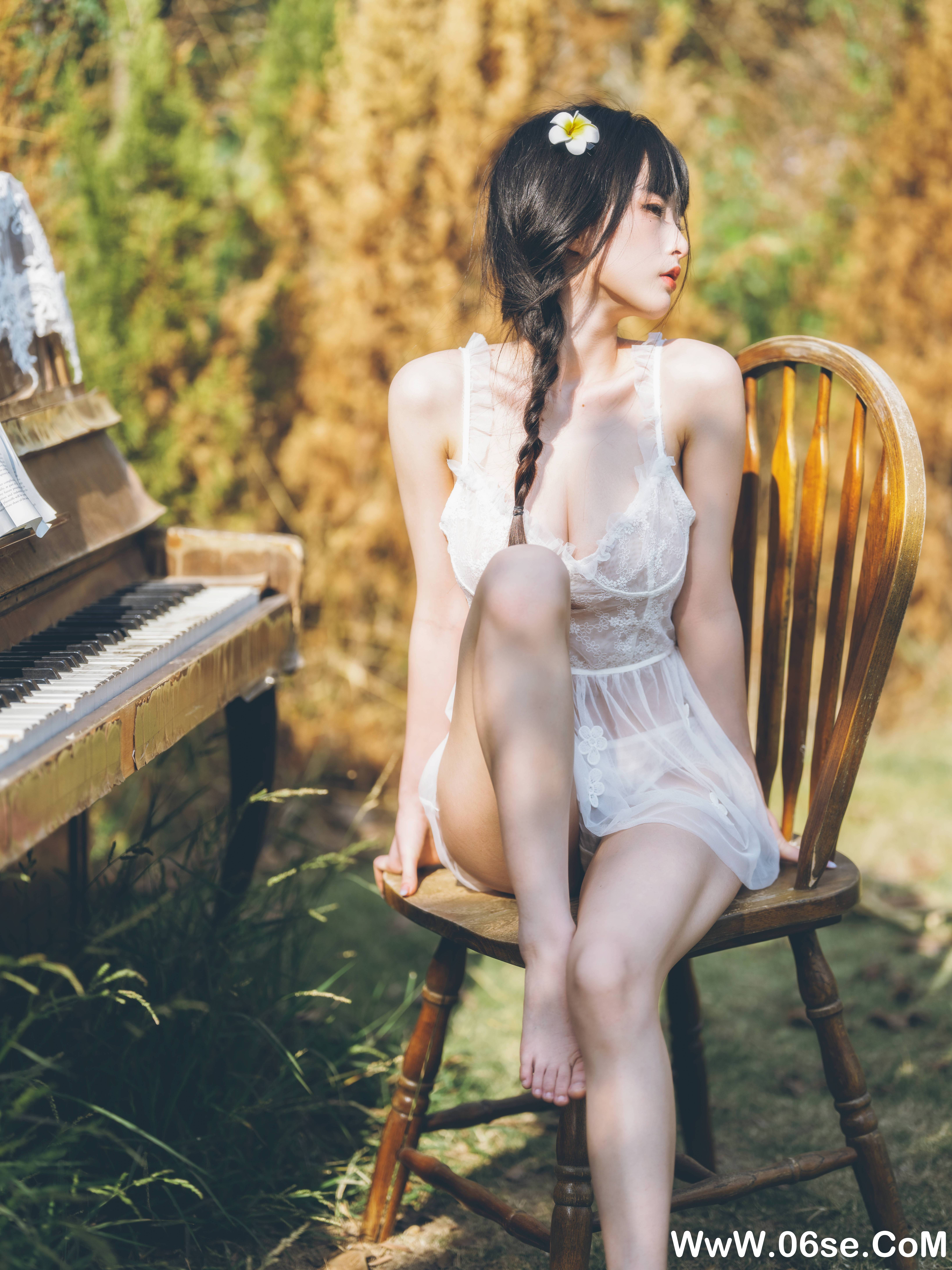 图片[59]-清水由乃 NO.021 – 田园蕾丝裙 [66P2.66G]-六色网