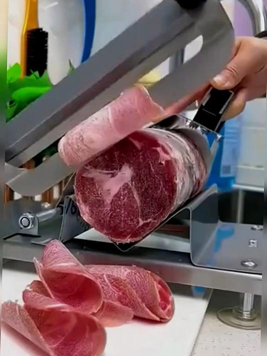 牛羊肉切卷机家用手动小型刨肉机