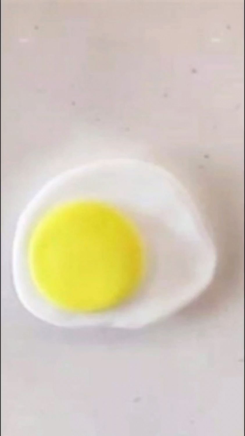 橡皮泥手工制作#美味的煎鸡蛋来了