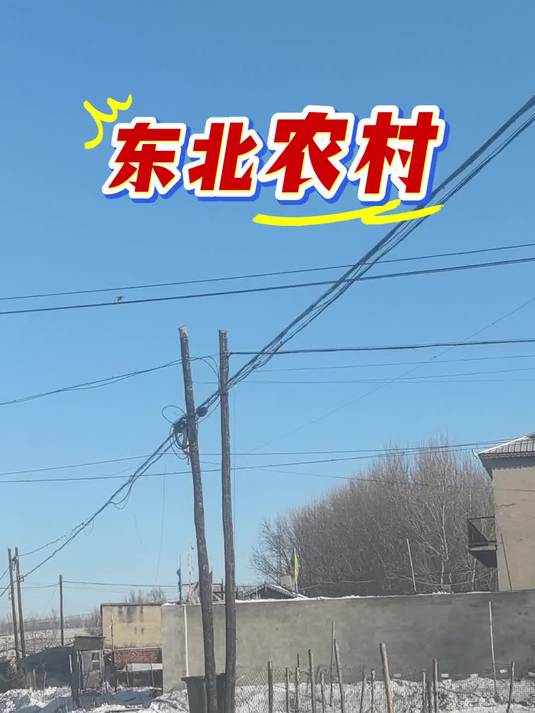冬天里的东北农村随拍