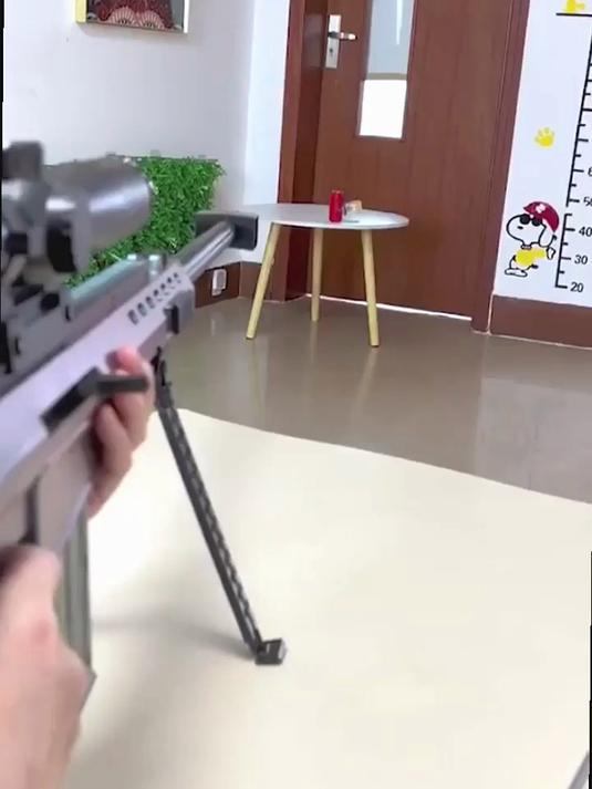 双11抢购！儿童AWM吃鸡手动玩具，超酷射击！