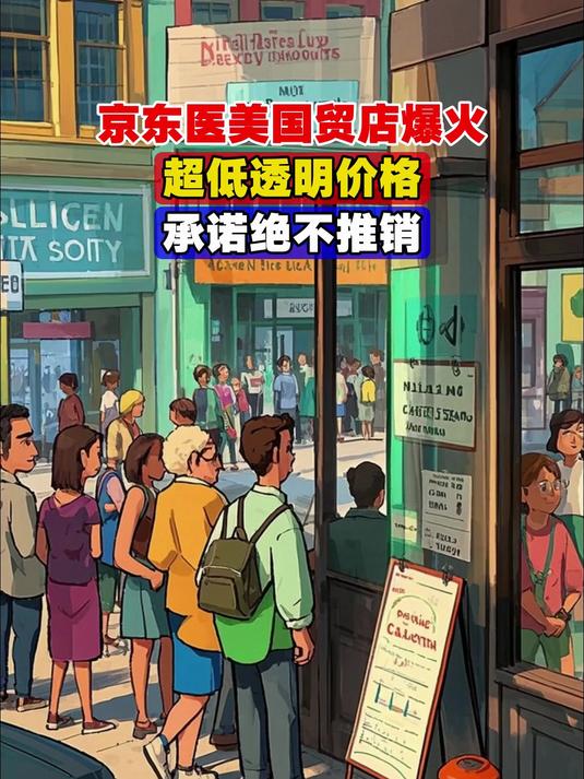 京东医美国贸店爆火,超低透明价格,承诺绝不推销