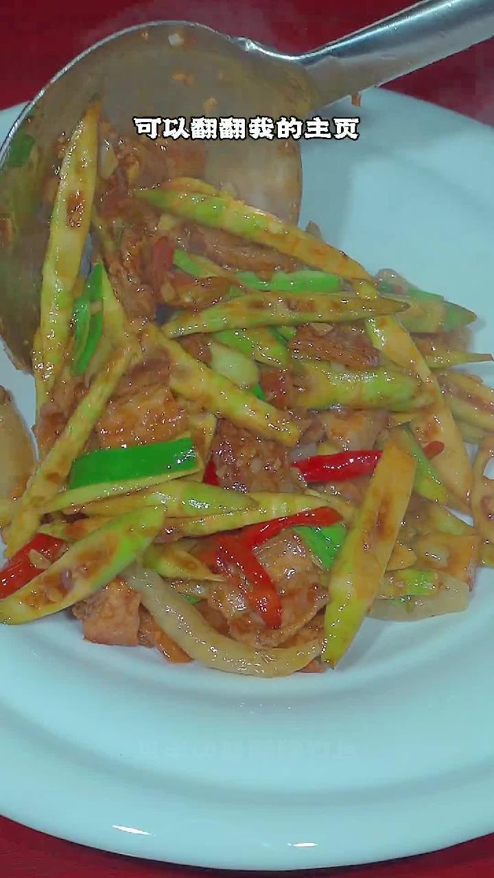 想吃竹笋炒肉不会做的,可以像我这样做