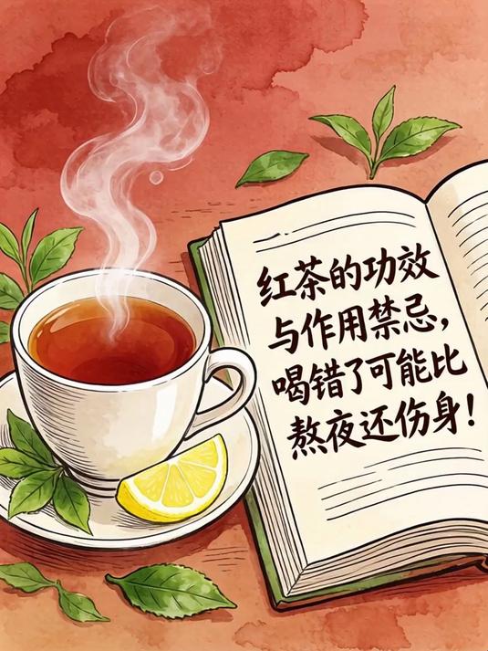 红茶的功效与作用禁忌,喝错了可能比熬夜还伤身!
