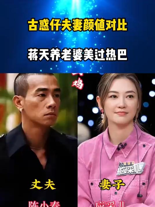 古惑仔夫妻颜值对比，浩南山鸡老婆一个比一个美蒋天养老婆美热巴