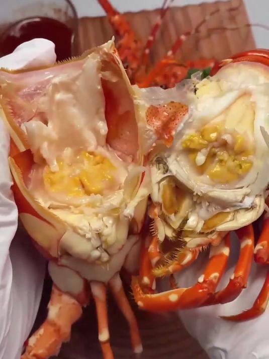 鲜冻小青龙虾,肉?Q 弹,聚餐硬菜首?
