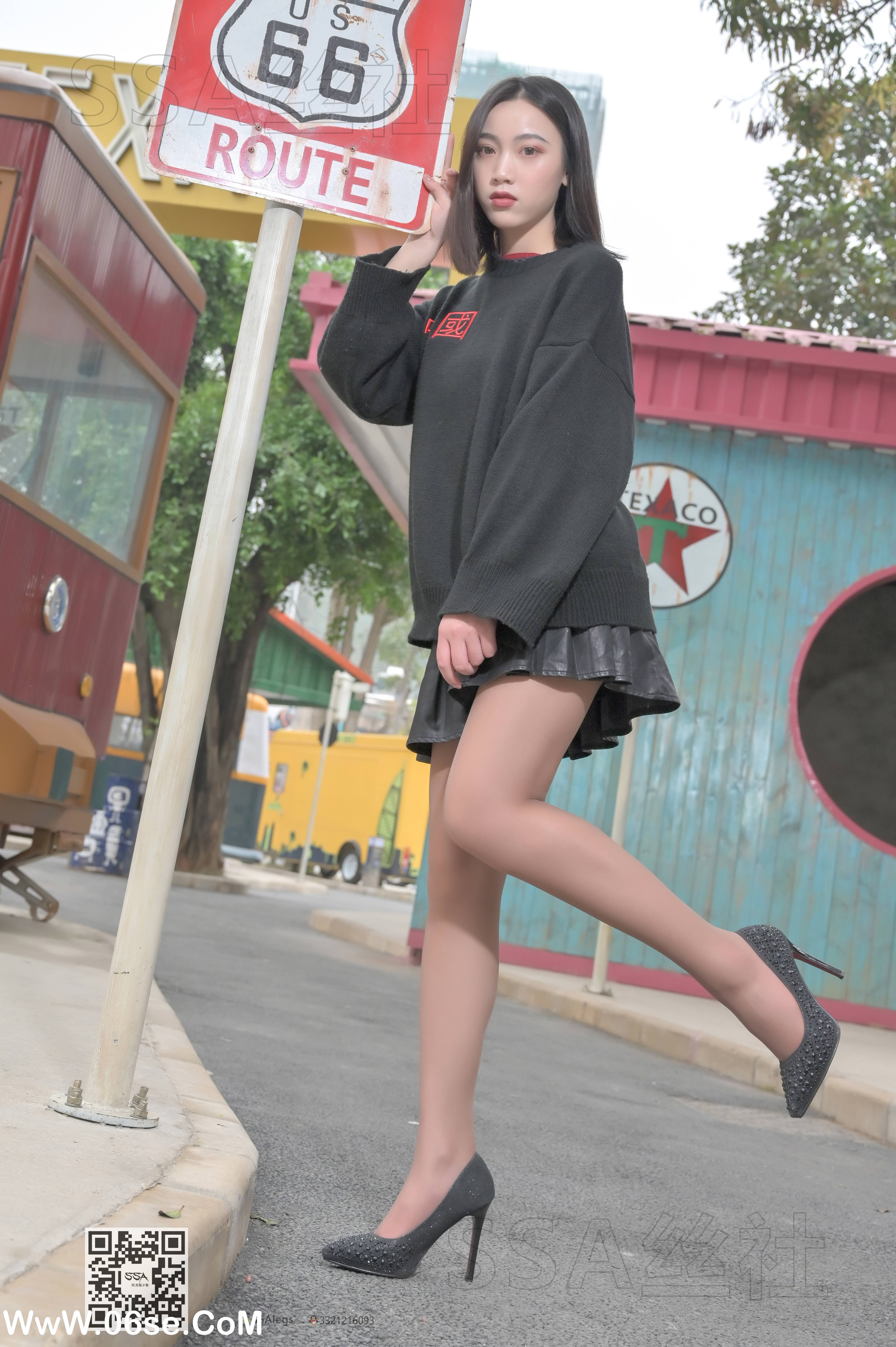 图片[93]-[SSA丝社] NO.095 大大 腿模大大街拍[133P1.68G]-六色网