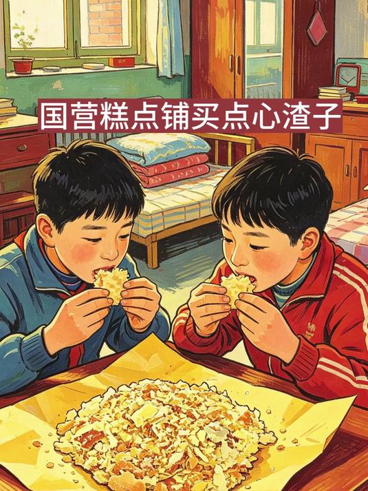 国营糕点铺买点心渣子