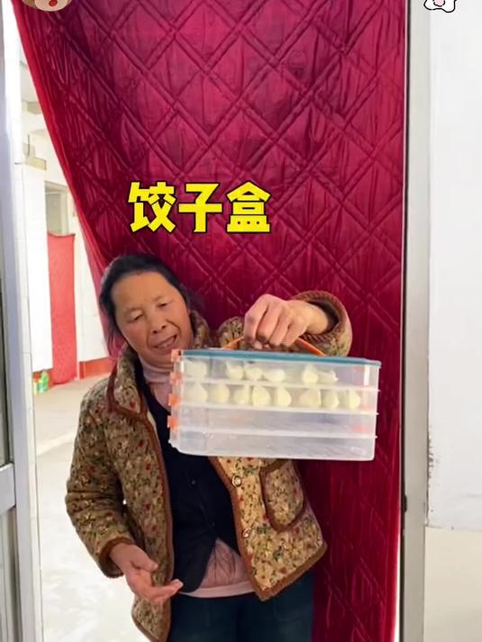 饺子多层保鲜盒,耐高温,可微波,放肆囤货更安心!