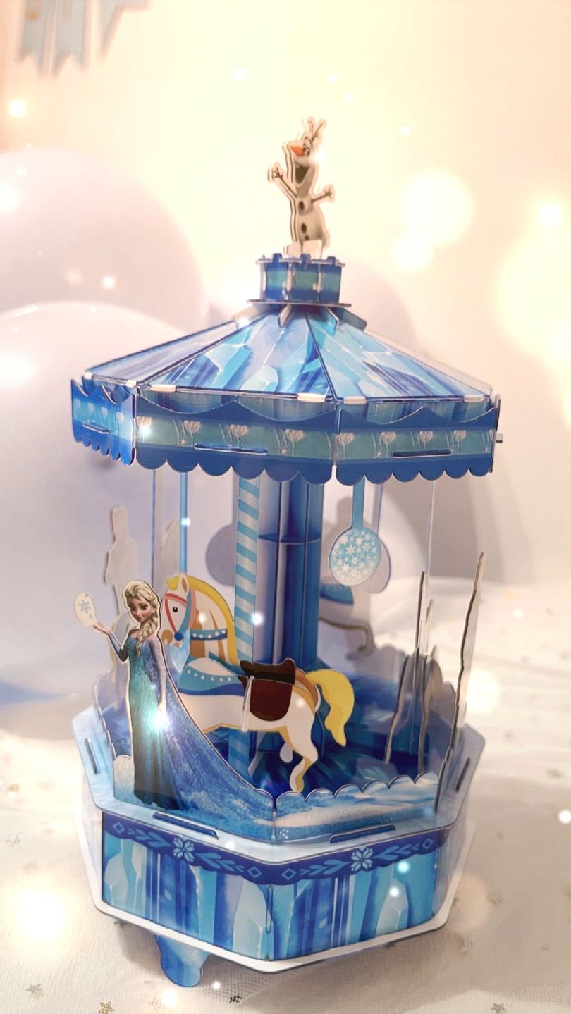 晒一晒别人家女儿收到的#生日礼物#因为孩子超喜欢冰雪奇缘于是蛋糕礼物是冰雪主题