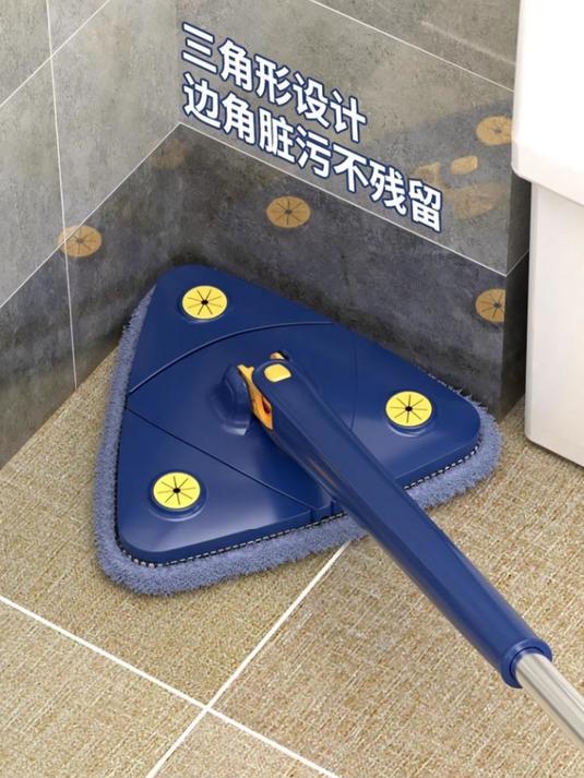 高处的卫生难打扫,试试这个三角拖把,高处的卫生轻松打扫