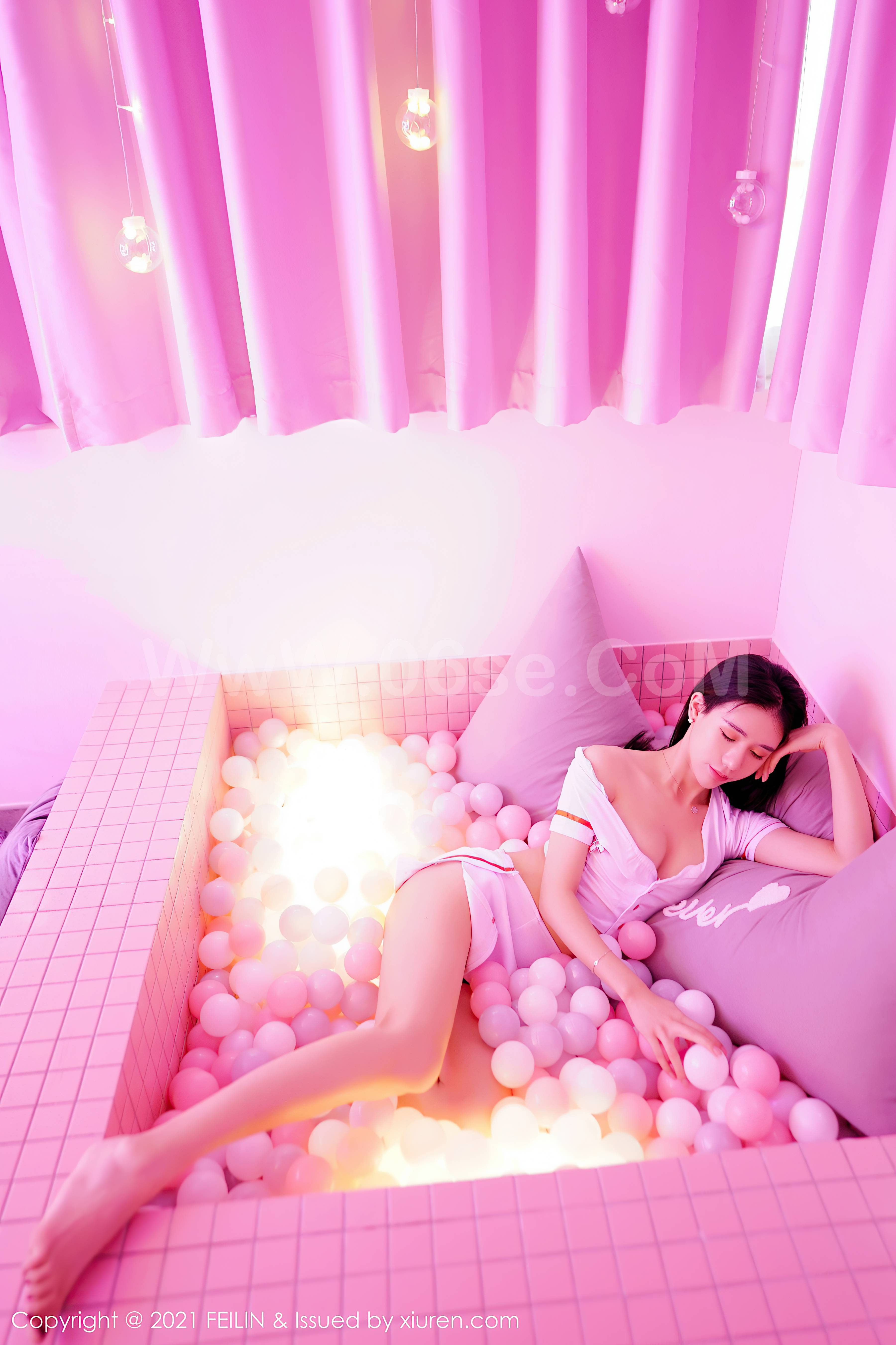图片[26]-[FEILIN嗲囡囡] 2021.03.26 Vol.382 BABY[柒]-六色网