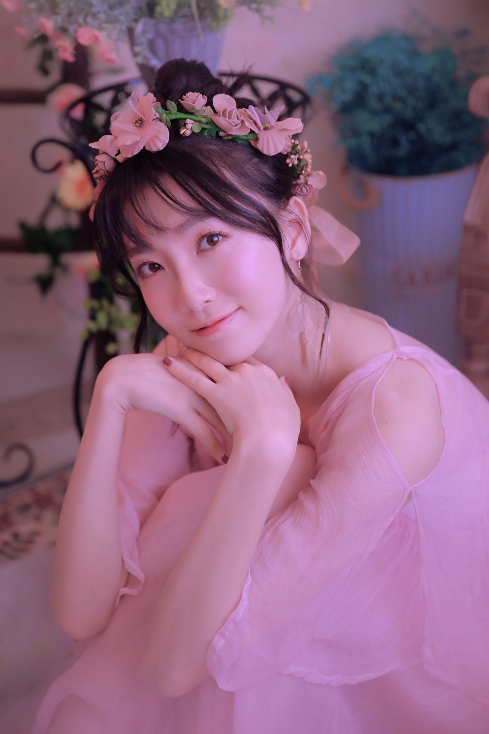 图片[3]-柔美的春日女孩-六色网