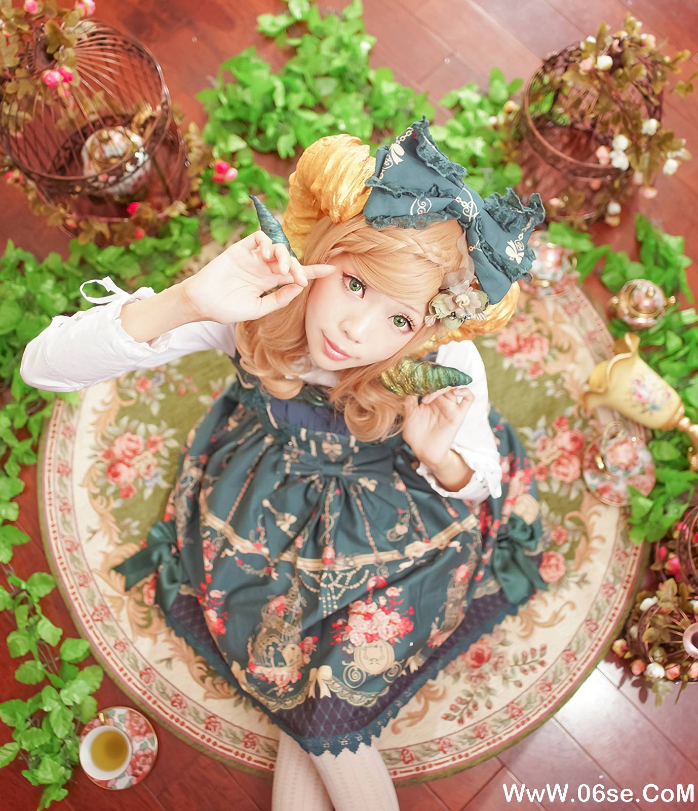 图片[12]-Ely_eee(ElyEE子) NO.016 — 午茶角少女[27P84M]-六色网